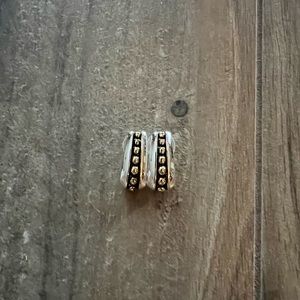 Napier Two-Tone Earrings